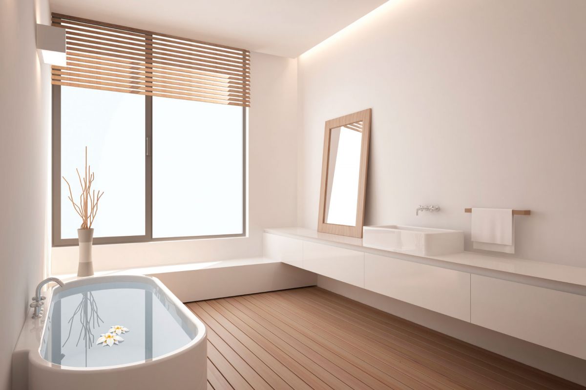 Modernes Badezimmer nach einer Badsanierung